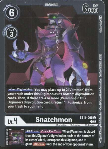 Snatchmon - Dimensional Phase #BT11-065