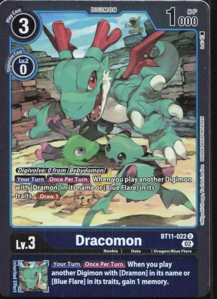 Dracomon - Dimensional Phase #BT11-022
