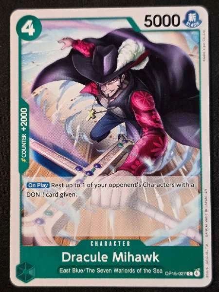 Dracule Mihawk - Adventures on Kami's Island #OP15-027