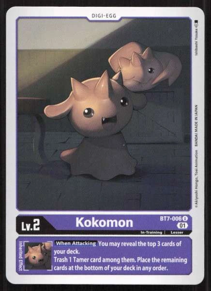 Kokomon - Next Adventure #BT7-006