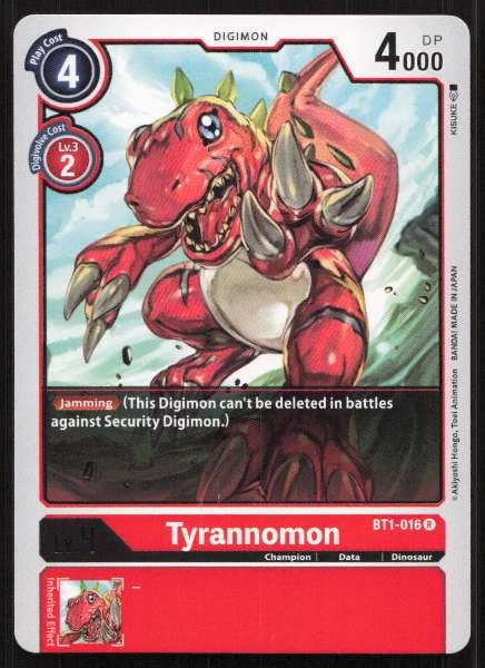 Tyrannomon - Release Special Booster #BT1-016