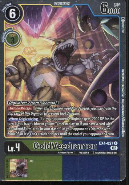 GoldVeedramon - Alternative Being #EX4-027
