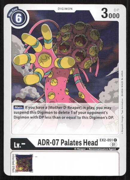 ADR-07 Palates Head - Digital Hazard #EX2-051