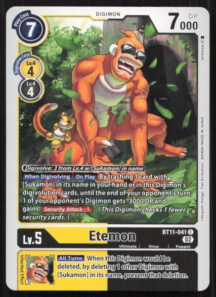 Etemon - Dimensional Phase #BT11-041