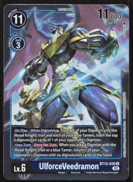 UlforceVeedramon - Versus Royal Knights #BT13-030