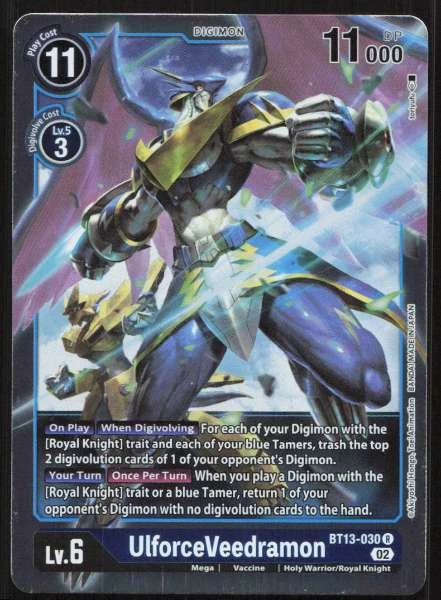 UlforceVeedramon - Versus Royal Knights #BT13-030