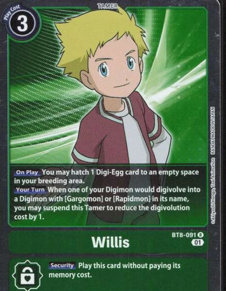 Willis - New Awakening #BT8-091