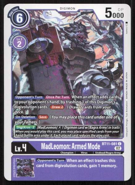 MadLeomon: Armed Mode - Dimensional Phase #BT11-081