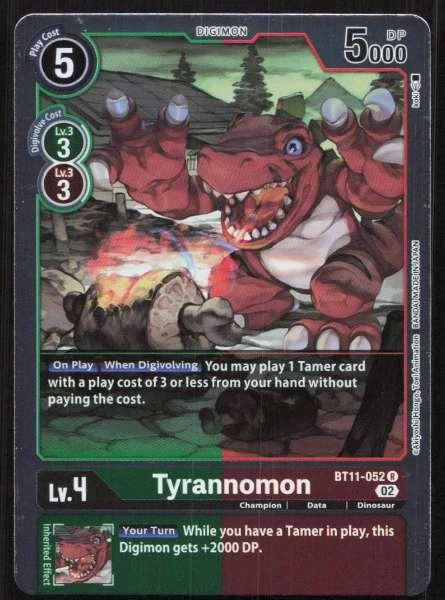Tyrannomon - Dimensional Phase #BT11-052