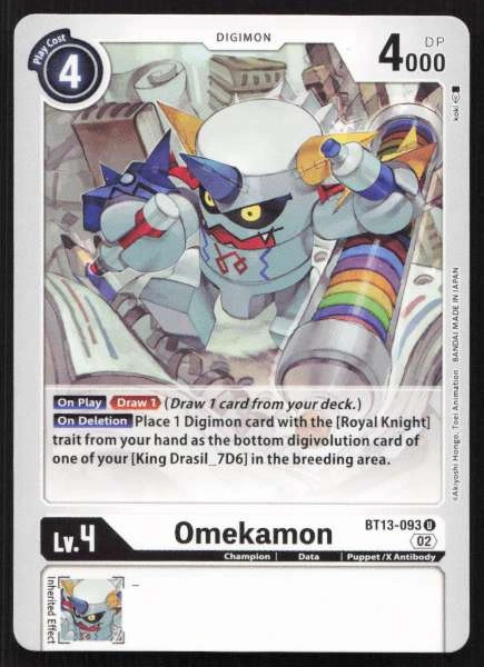 Omekamon - Versus Royal Knights #BT13-093