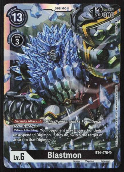 Blastmon - Great Legends #BT4-075