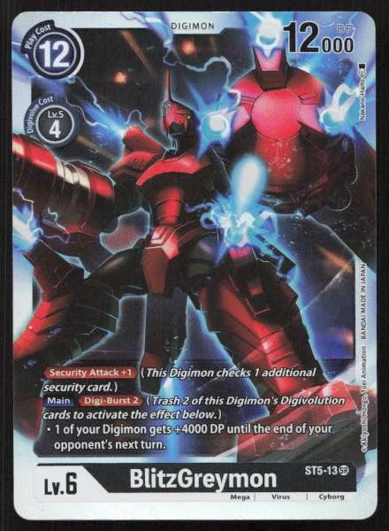 BlitzGreymon - Starter Deck 05: Machine Black #ST5-13