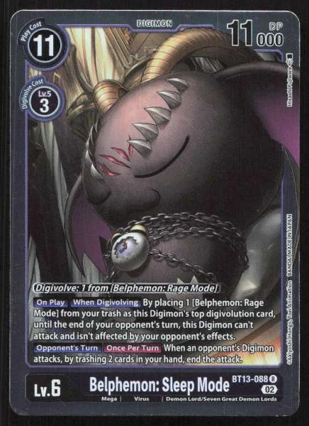Belphemon: Sleep Mode - Versus Royal Knights #BT13-088