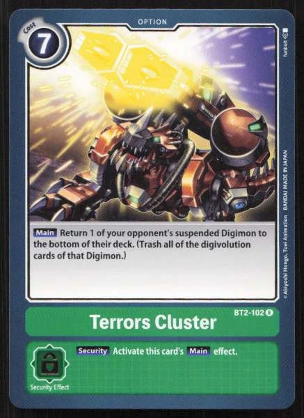 Terrors Cluster - Release Special Booster 1.0 #BT2-102