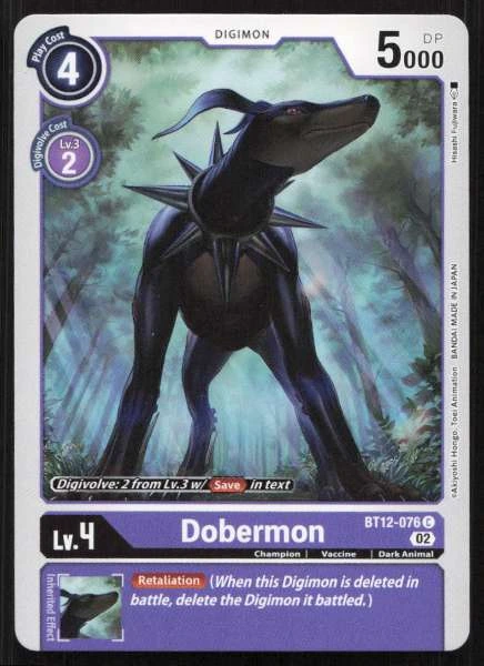 Dobermon - Across Time #BT12-076