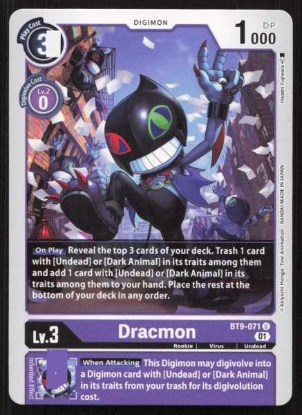 Dracmon - X Record #BT9-071