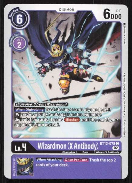 Wizardmon (X Antibody) - Across Time #BT12-078