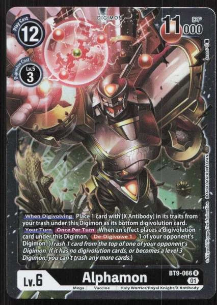 Alphamon - X Record #BT9-066