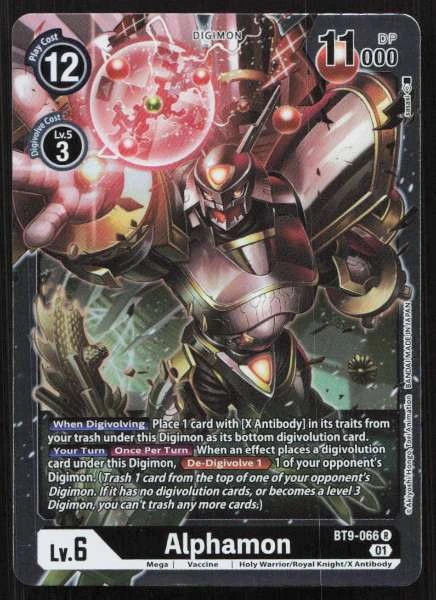Alphamon - X Record #BT9-066