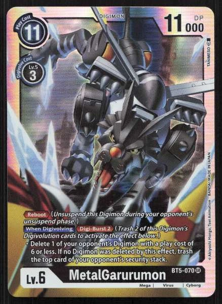 MetalGarurumon - Battle of Omni #BT5-070