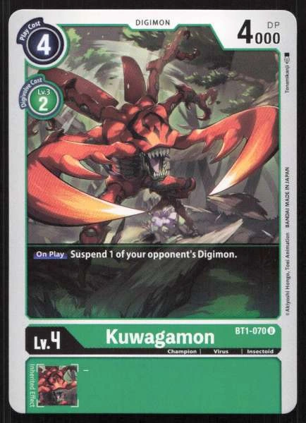 Kuwagamon - Release Special Booster 1.0 #BT1-070