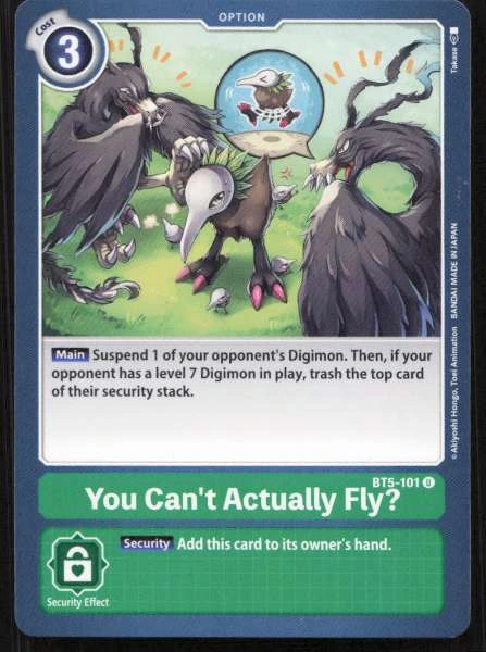 You Can't Actually Fly? - Battle of Omni #BT5-101