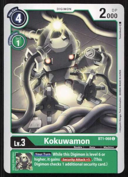 Kokuwamon - Release Special Booster 1.0, Dual Revolution #BT1-068