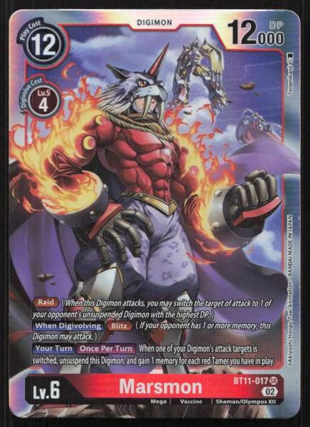Marsmon - Dimensional Phase / Dual Revolution #BT11-017