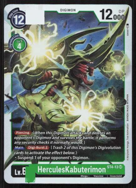 HerculesKabuterimon - Giga Green #ST4-13