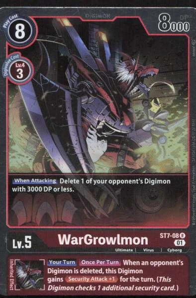 WarGrowlmon - Starter Deck Gallantmon #ST7-08
