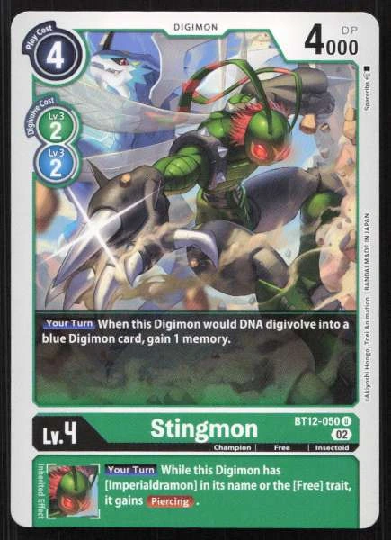 Stingmon - Across Time #BT12-050