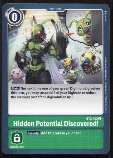 Hidden Potential Discovered! - Booster Set 3 Union Impact #BT3-103