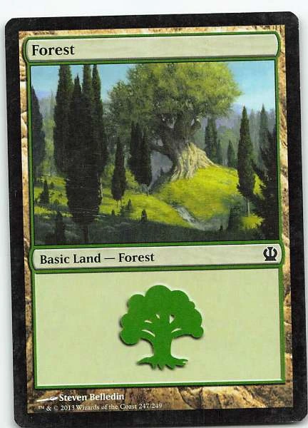 Forest - Zendikar, Magic 2013, Theros, Magic 2010, Magic 2012, Scars of Mirrodin #247/249