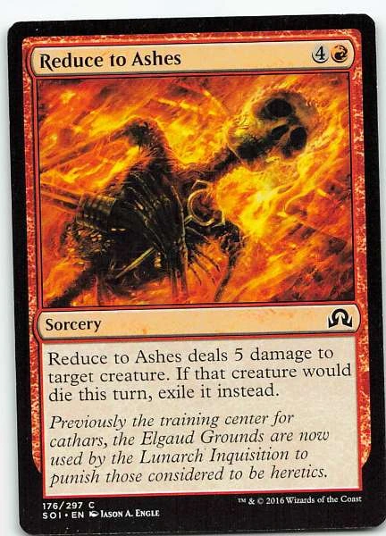 Reduce to Ashes - Shadows over Innistrad, Core Set 2020 #176/297