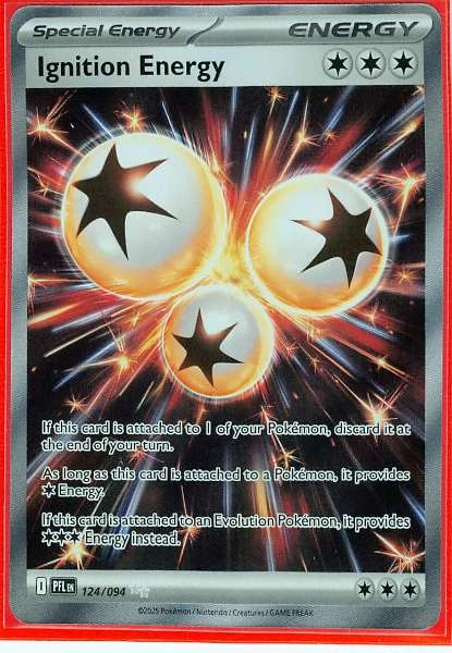 Ignition Energy 124/094 Phantasmal Flames Pokemon Card Rare Near Mint #124/094