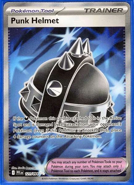Punk Helmet 121/094 Phantasmal Flames Pokemon Card Ultra Rare Near Mint #121/094