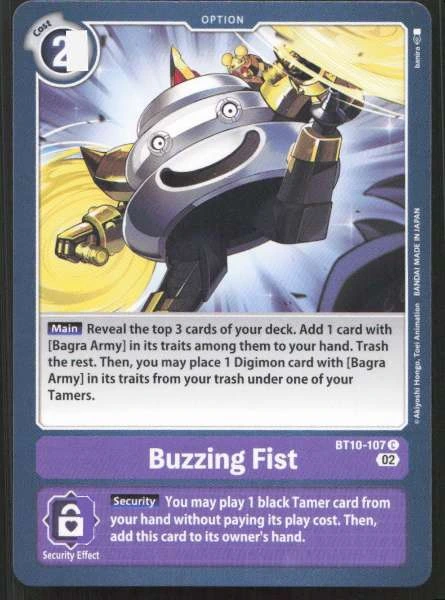 Buzzing Fist - Xros Encounter #BT10-107