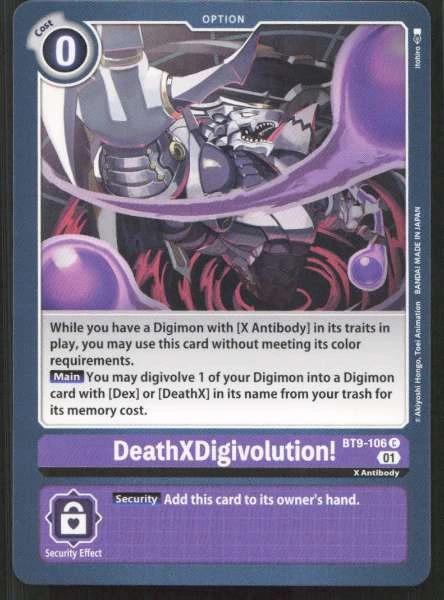 DeathXDigivolution! - X Record #BT9-106