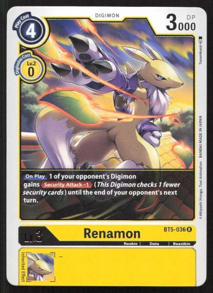 Renamon - Battle of Omni #BT5-036
