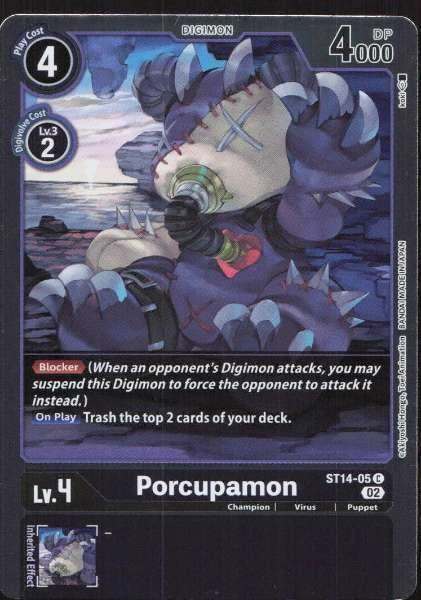 Porcupamon - Beelzemon Advanced Deck #ST14-05