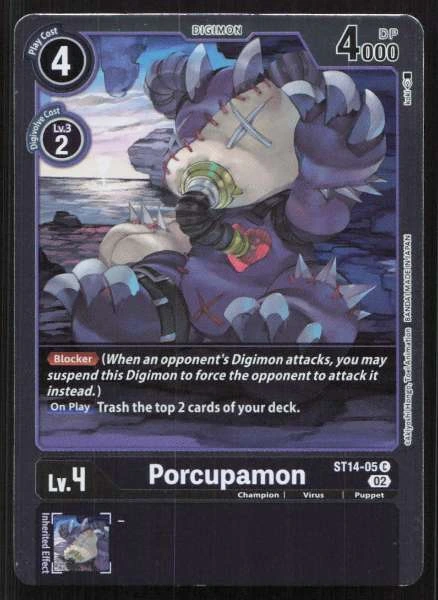Porcupamon - Beelzemon Advanced Deck #ST14-05