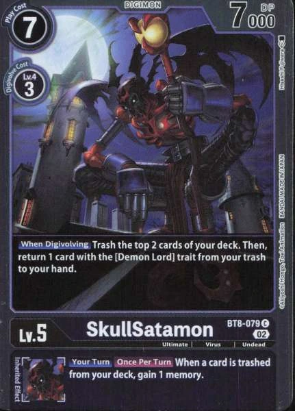 SkullSatamon - New Awakening #BT8-079
