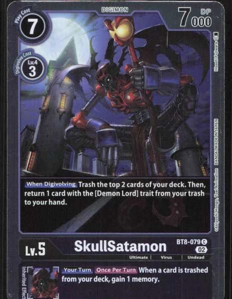 SkullSatamon - New Awakening #BT8-079