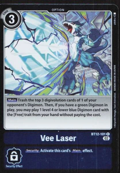 Vee Laser - Across Time #BT12-101
