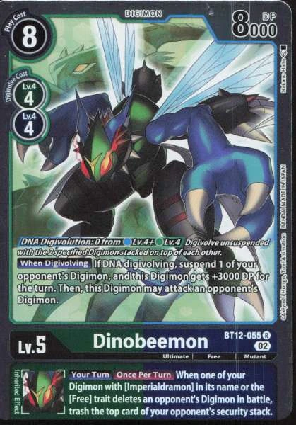 Dinobeemon - Across Time / Release Special Booster 1.5 #BT12-055
