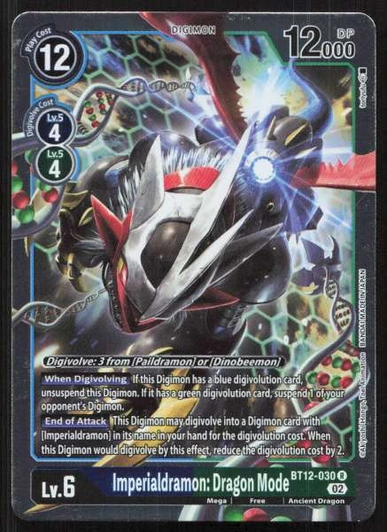 Imperialdramon: Dragon Mode - Across Time #BT12-030