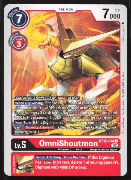 OmniShoutmon - Across Time #BT12-014