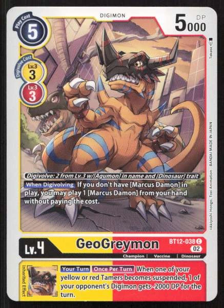 GeoGreymon - Across Time #BT12-038