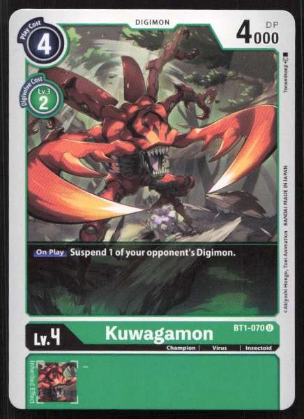 Kuwagamon - Release Special Booster 1.0 #BT1-070