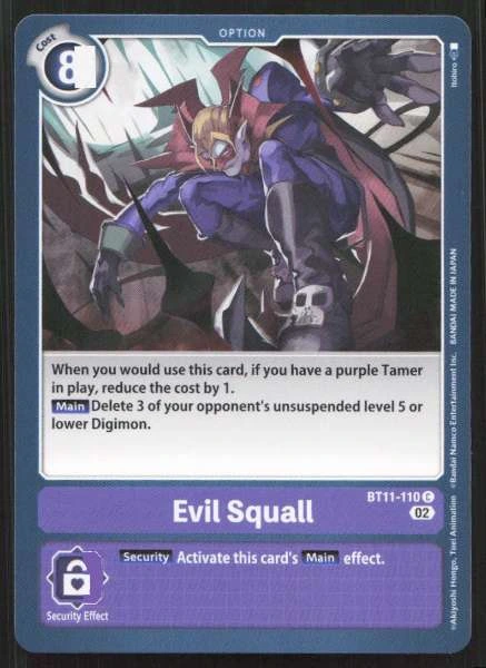 Evil Squall - Dimensional Phase #BT11-110